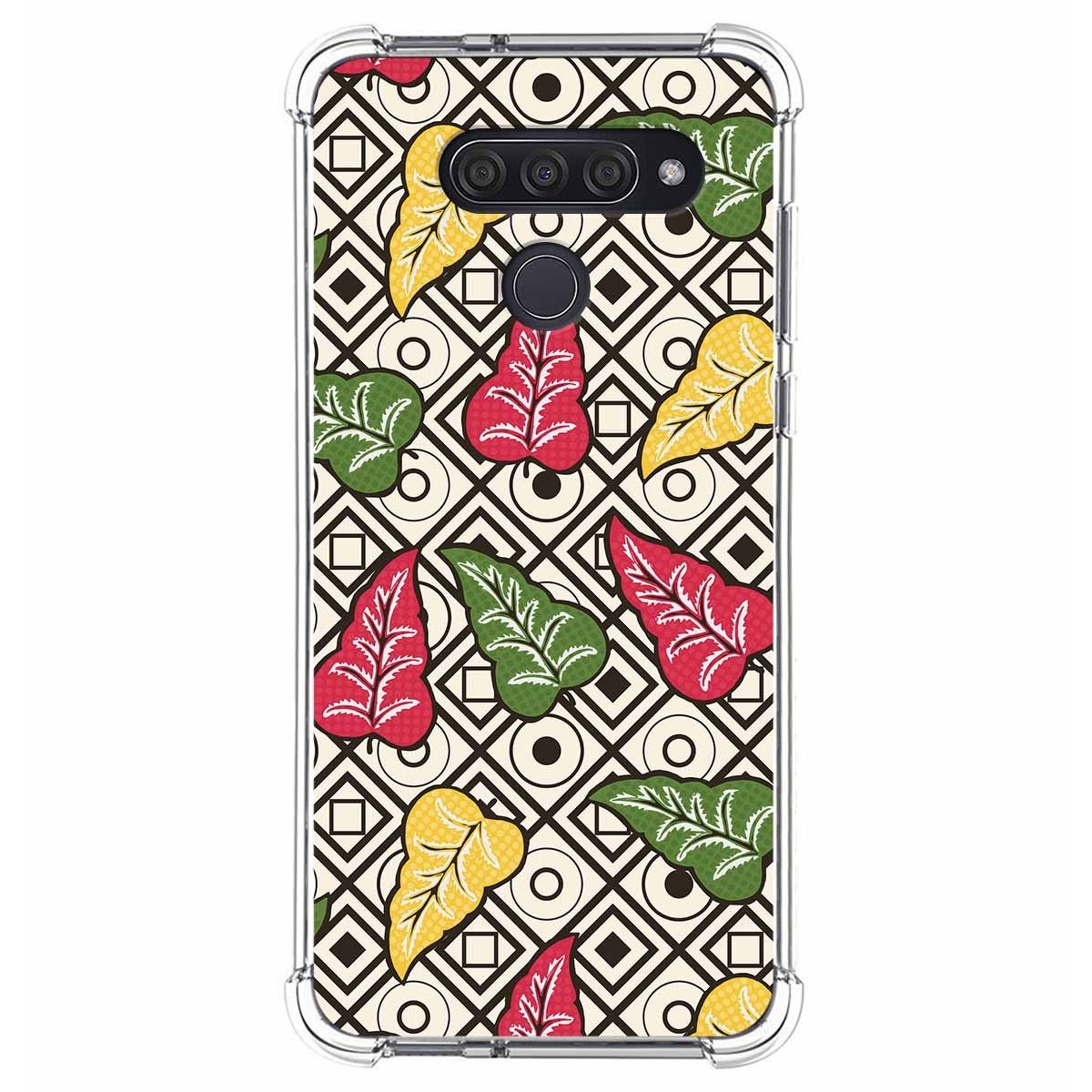 Funda Silicona Antigolpes para Lg Q60 / K50 diseño Flores 11 Dibujos