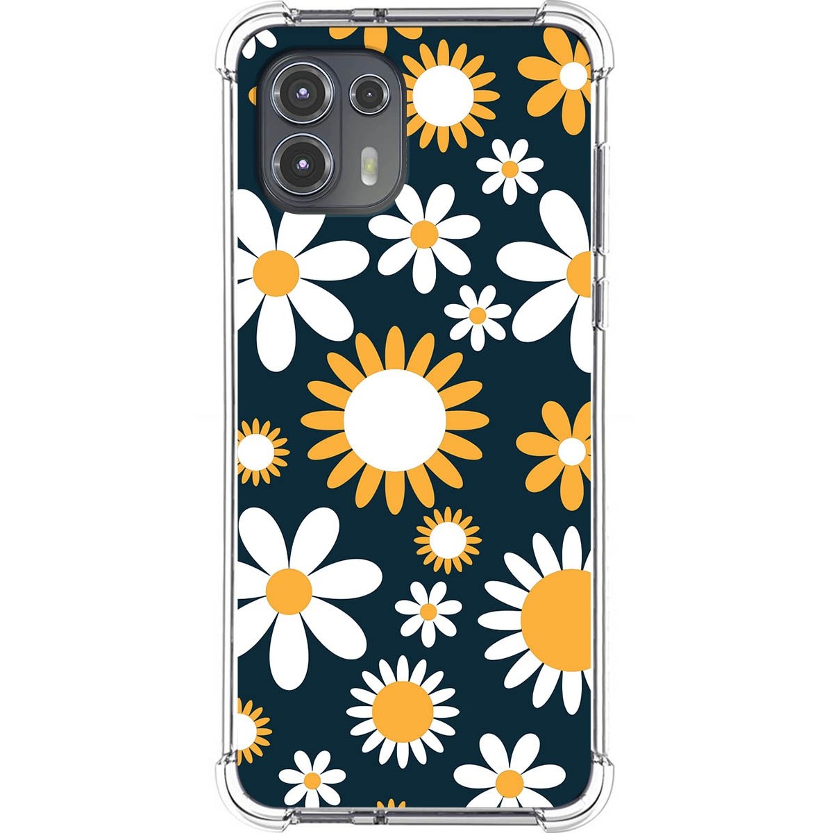 Funda Silicona Antigolpes para Motorola Edge 20 Lite diseño Flores 08 Dibujos