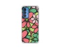 Funda Silicona Antigolpes para Motorola Edge 20 Pro diseño Flores 02 Dibujos