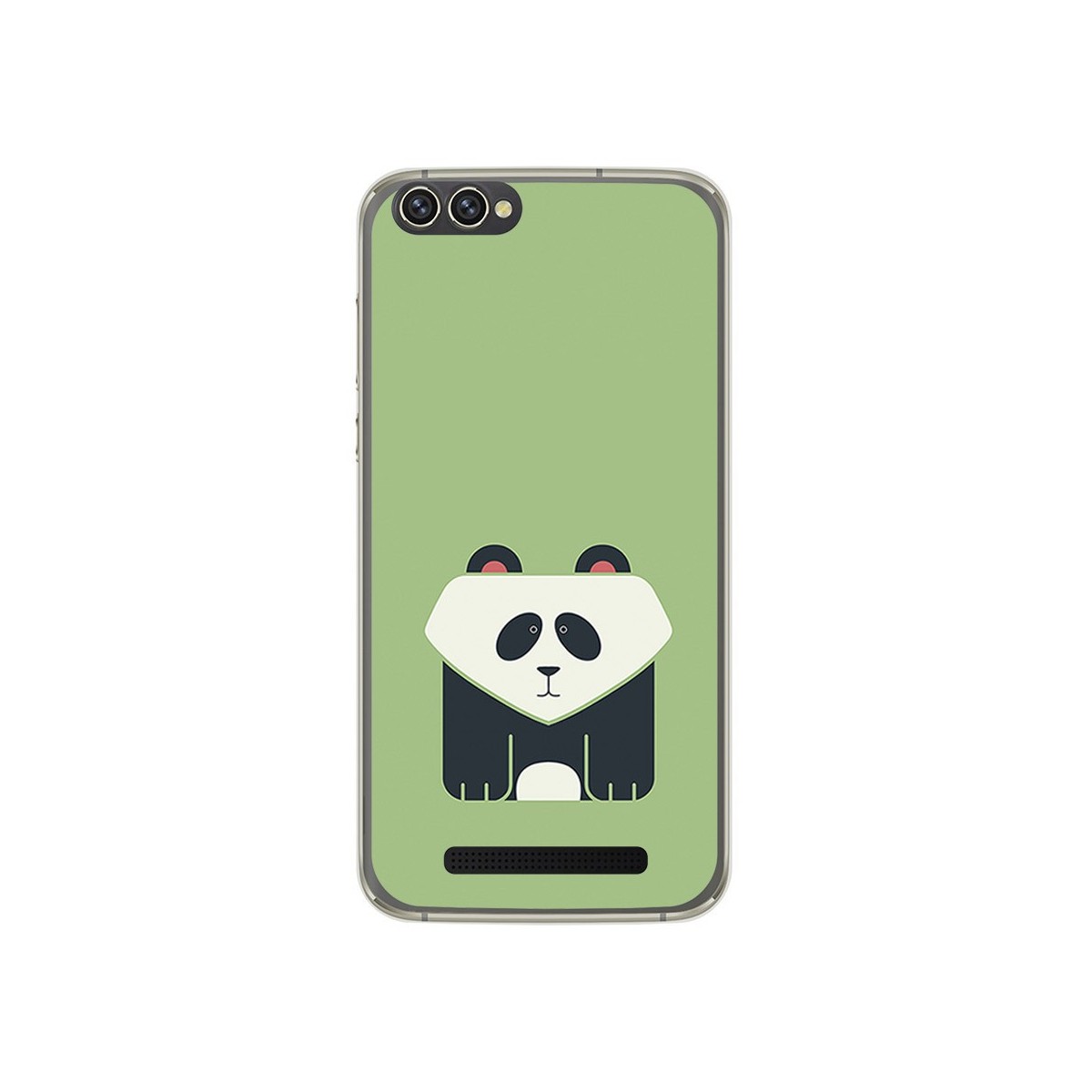 Funda Gel Tpu para Doogee X30 Diseño Panda Dibujos