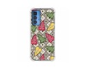 Funda Silicona Antigolpes para Motorola Edge 20 Pro diseño Flores 11 Dibujos