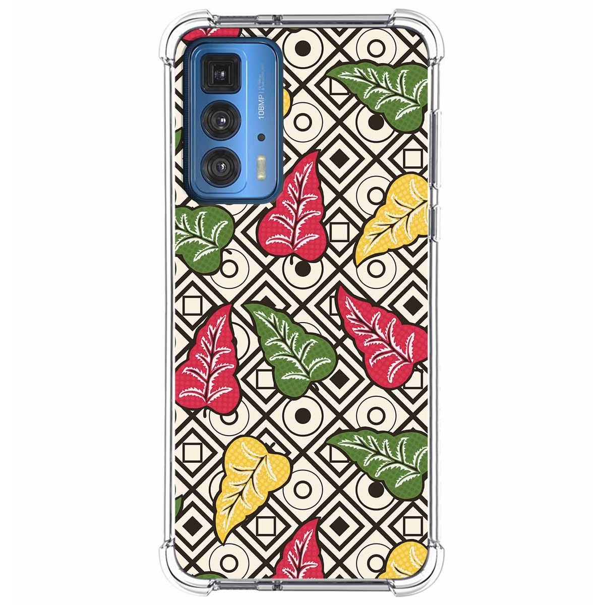 Funda Silicona Antigolpes para Motorola Edge 20 Pro diseño Flores 11 Dibujos
