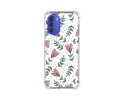 Funda Silicona Antigolpes para Motorola Moto G51 diseño Flores 01 Dibujos