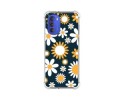 Funda Silicona Antigolpes para Motorola Moto G51 diseño Flores 08 Dibujos
