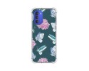 Funda Silicona Antigolpes para Motorola Moto G51 diseño Flores 10 Dibujos