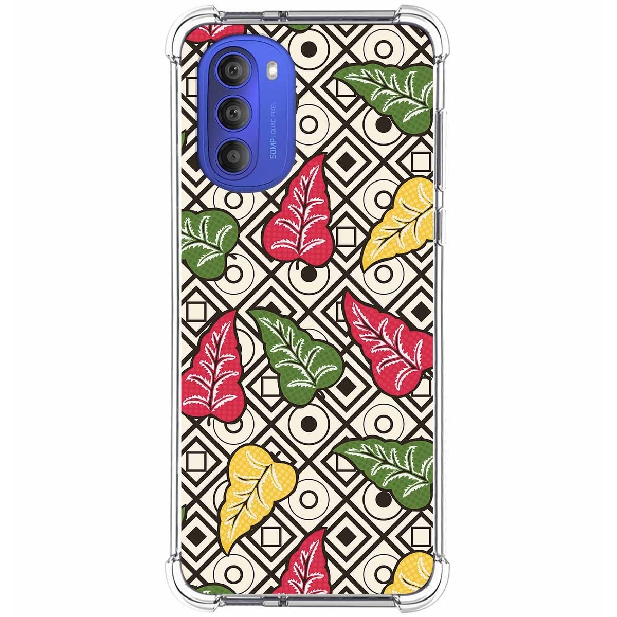 Funda Silicona Antigolpes para Motorola Moto G51 diseño Flores 11 Dibujos