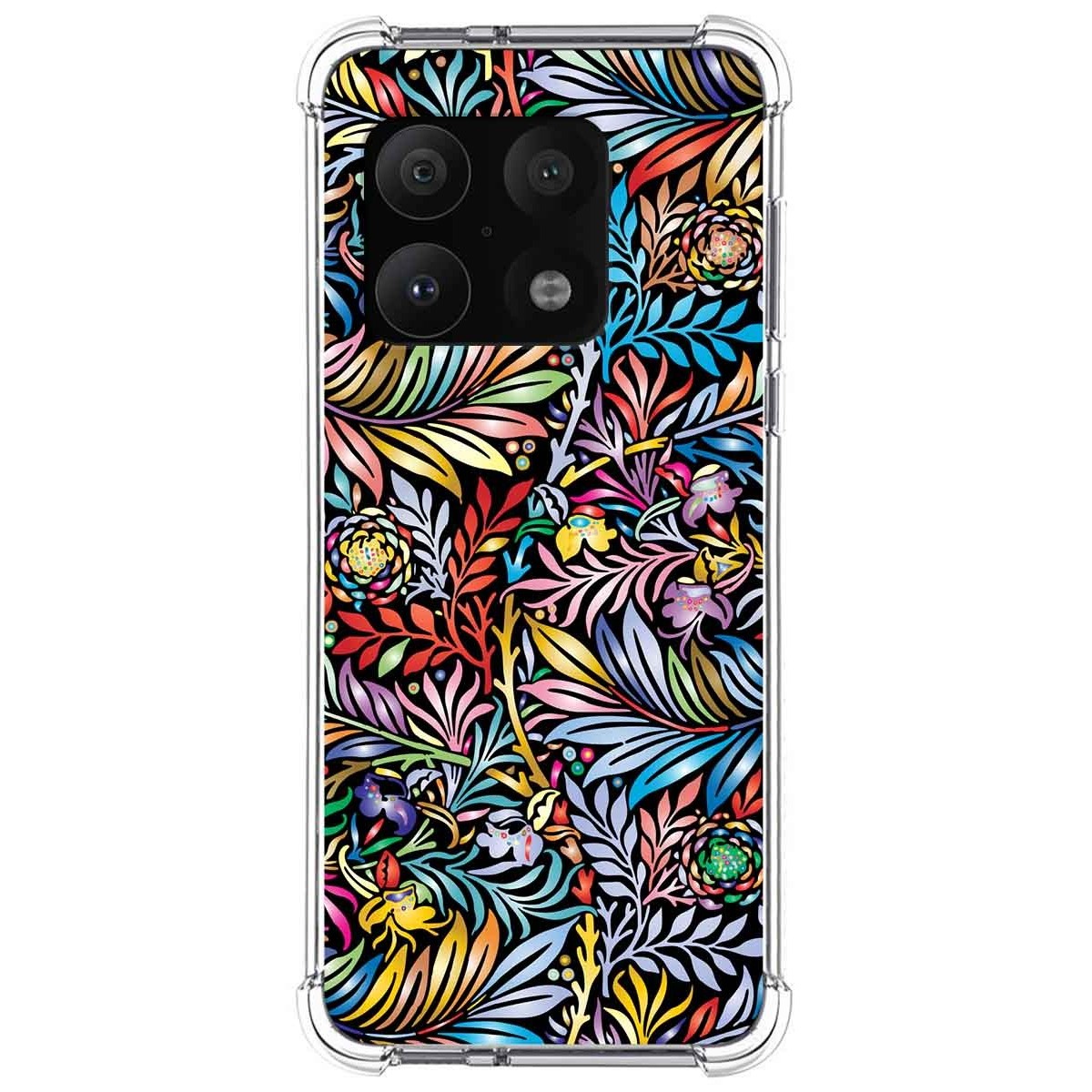 Funda Silicona Antigolpes para OnePlus 10 Pro 5G diseño Flores 04 Dibujos
