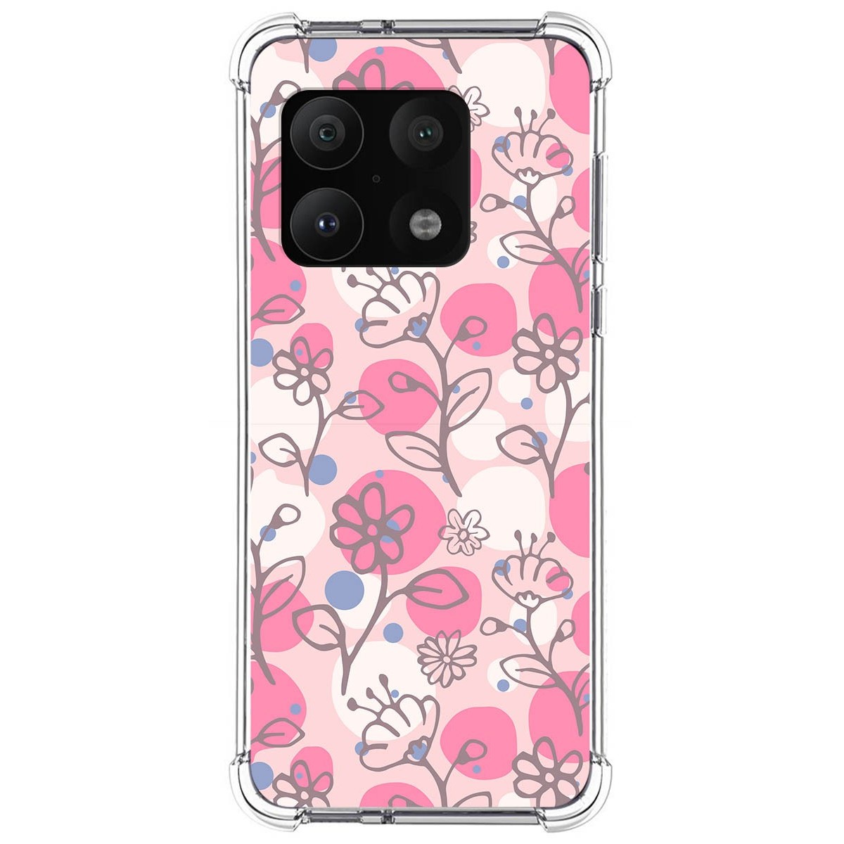 Funda Silicona Antigolpes para OnePlus 10 Pro 5G diseño Flores 07 Dibujos
