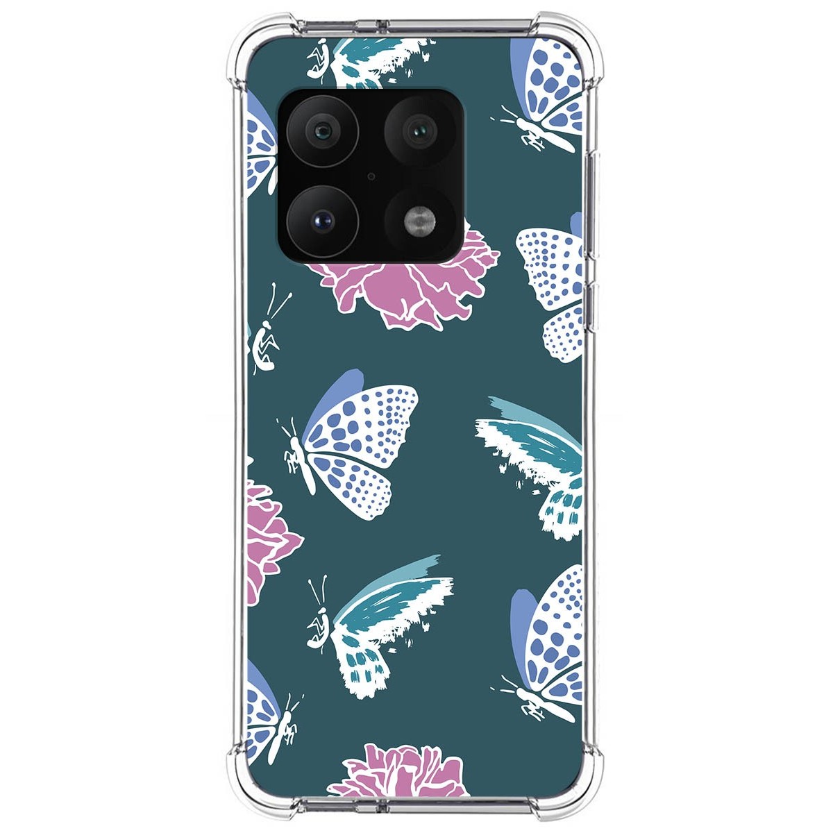 Funda Silicona Antigolpes para OnePlus 10 Pro 5G diseño Flores 10 Dibujos
