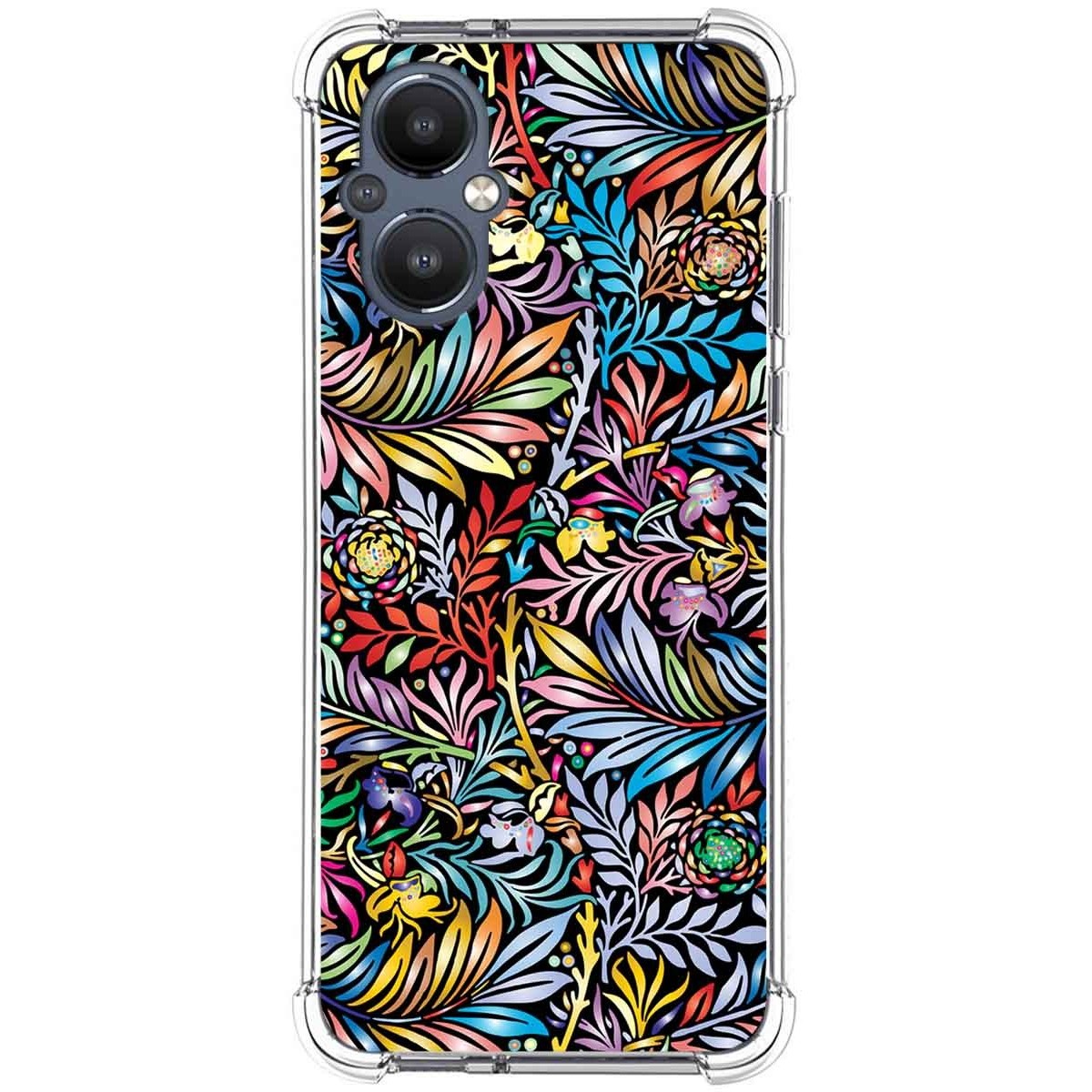 Funda Silicona Antigolpes para Oneplus Nord N20 5G diseño Flores 04 Dibujos