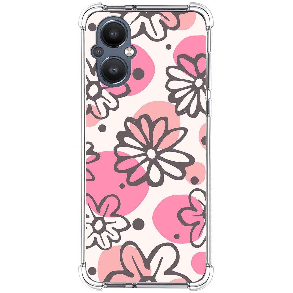 Funda Silicona Antigolpes para Oneplus Nord N20 5G diseño Flores 09 Dibujos