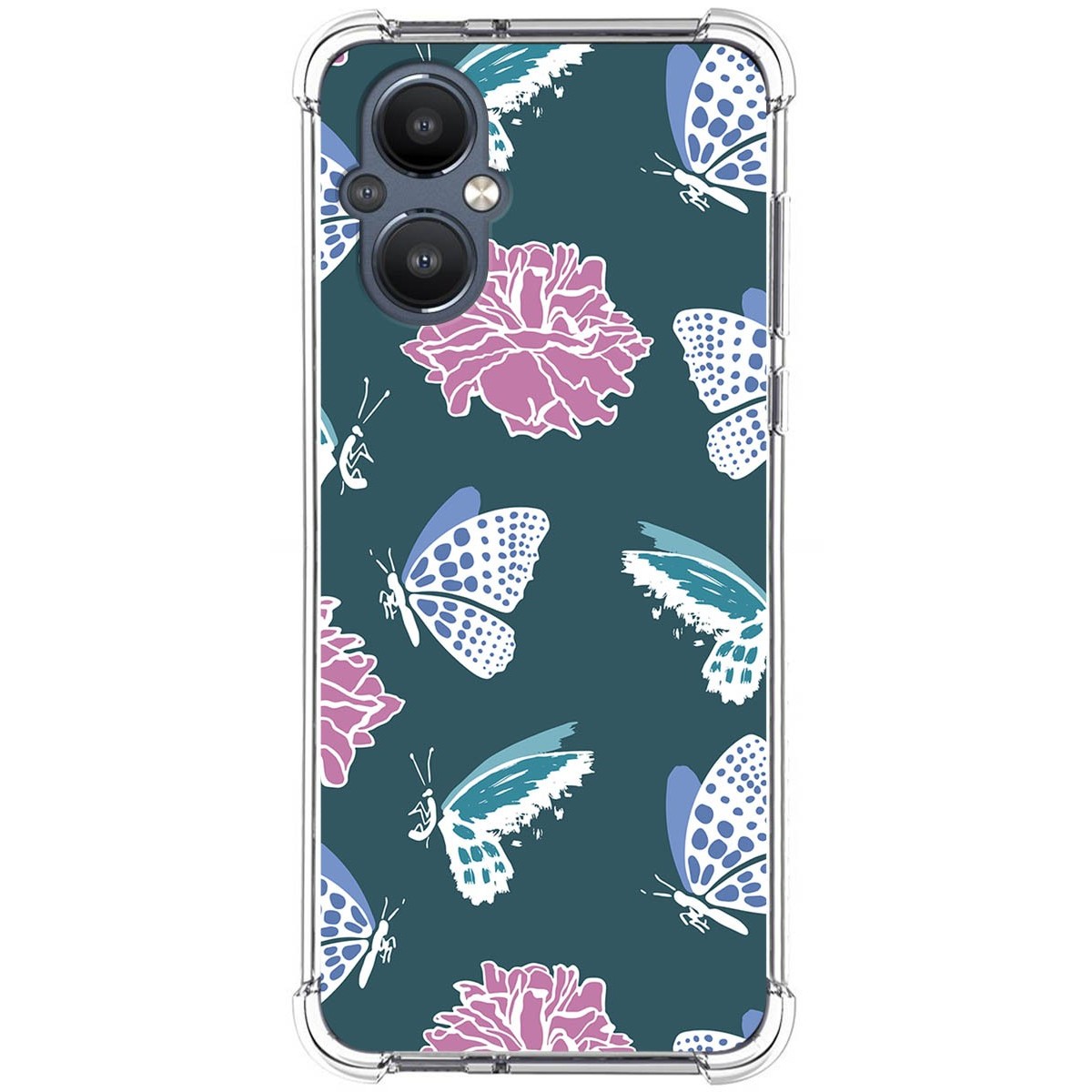 Funda Silicona Antigolpes para Oneplus Nord N20 5G diseño Flores 10 Dibujos