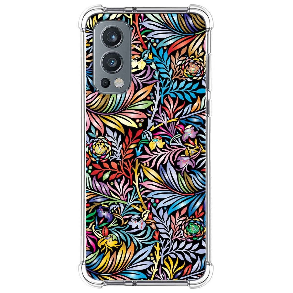 Funda Silicona Antigolpes para Oneplus Nord 2 5G diseño Flores 04 Dibujos