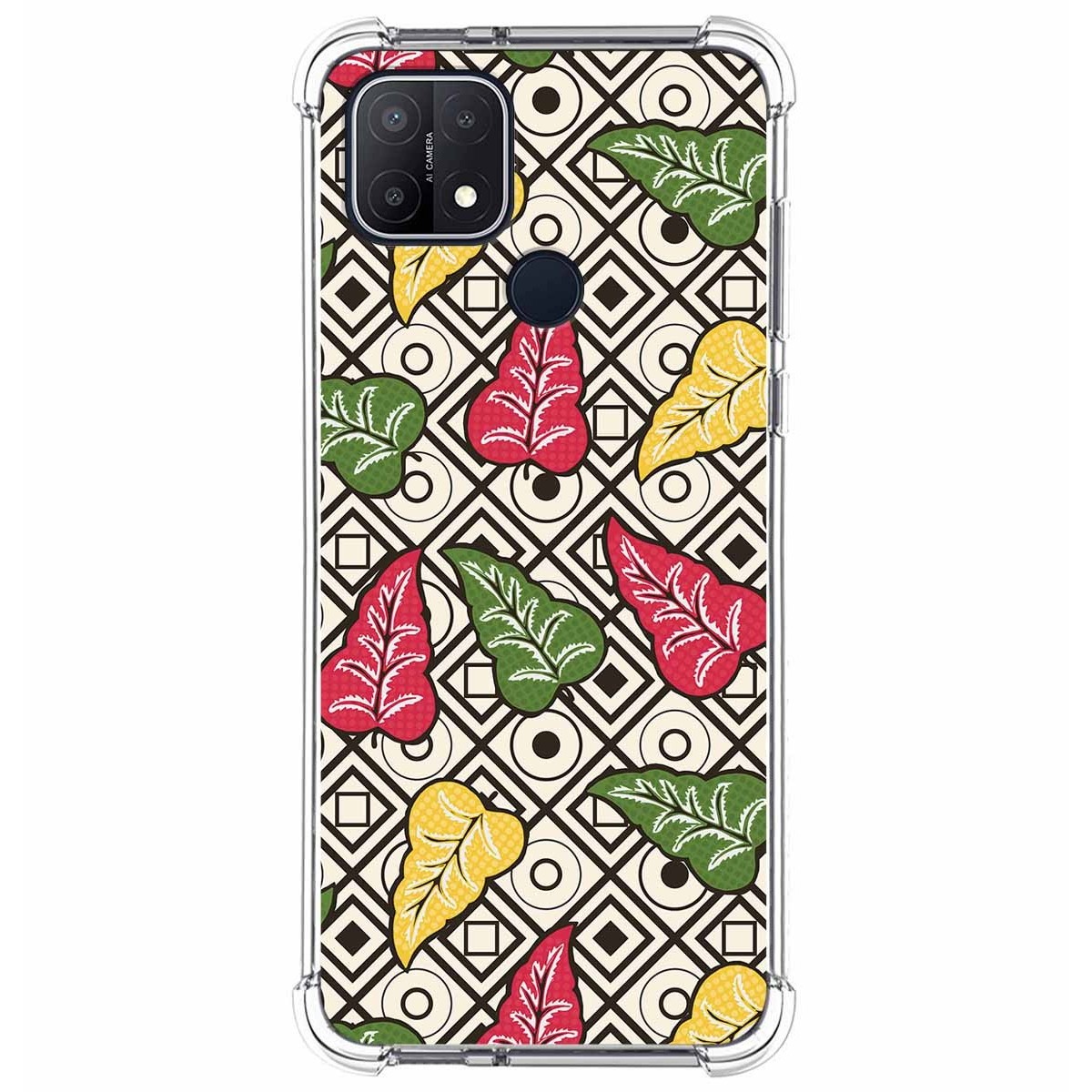 Funda Silicona Antigolpes para Oppo A15 diseño Flores 11 Dibujos