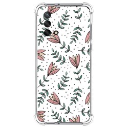 Funda Silicona Antigolpes para Oppo A74 4G diseño Flores 01 Dibujos
