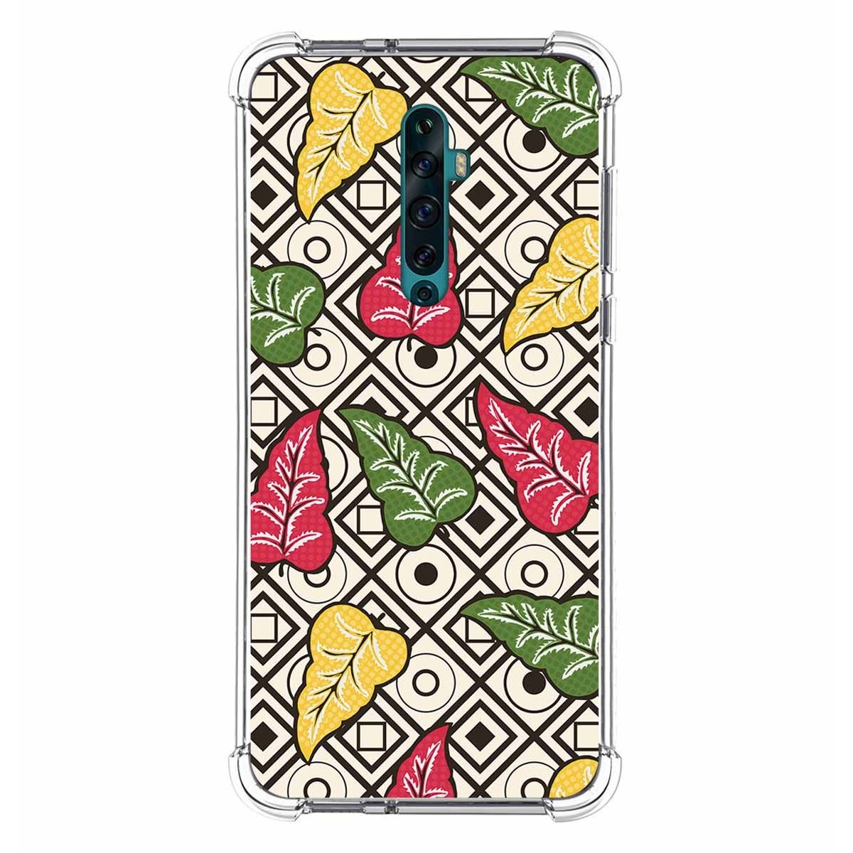 Funda Silicona Antigolpes para Oppo Reno 2Z diseño Flores 11 Dibujos
