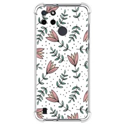 Funda Silicona Antigolpes para Realme C21Y / C25Y diseño Flores 01 Dibujos