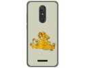 Funda Gel Tpu para Wiko View Diseño Leones Dibujos