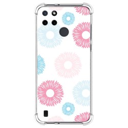 Funda Silicona Antigolpes para Realme C21Y / C25Y diseño Flores 06 Dibujos