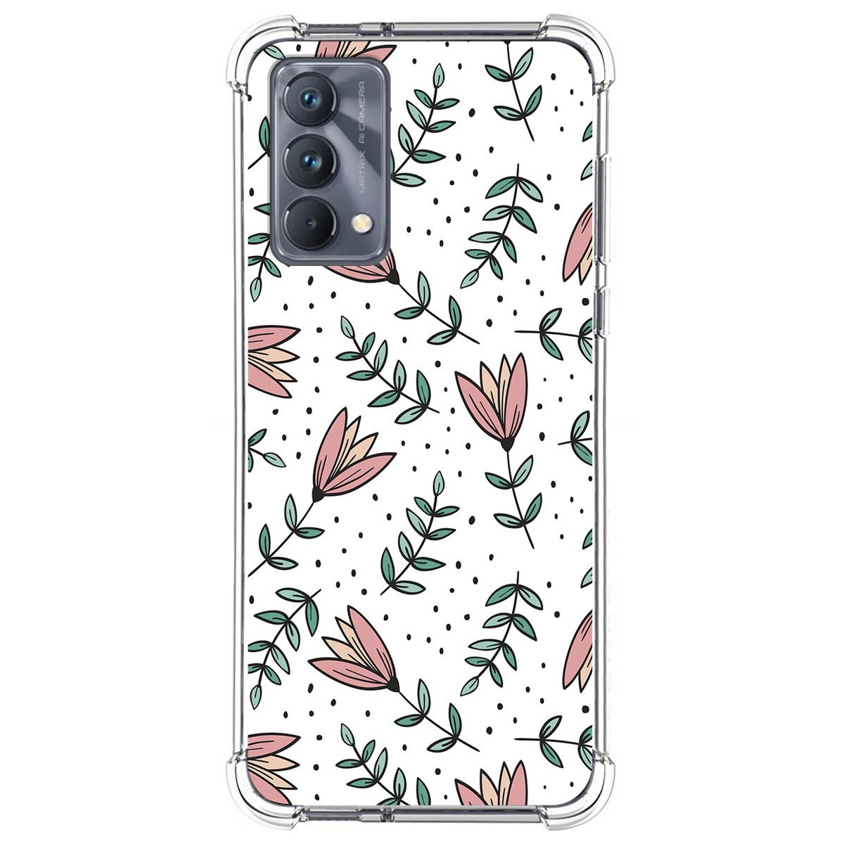 Funda Silicona Antigolpes para Realme GT Master Edition diseño Flores 01 Dibujos