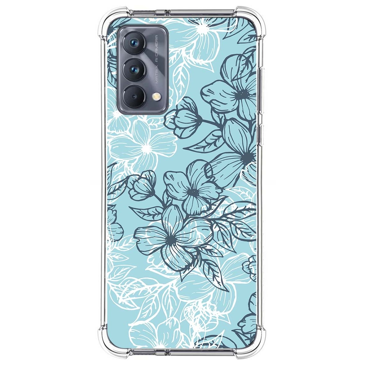 Funda Silicona Antigolpes para Realme GT Master Edition diseño Flores 03 Dibujos