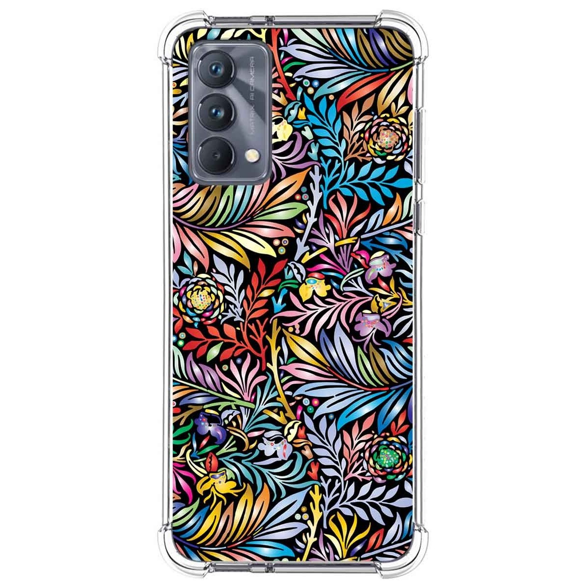 Funda Silicona Antigolpes para Realme GT Master Edition diseño Flores 04 Dibujos