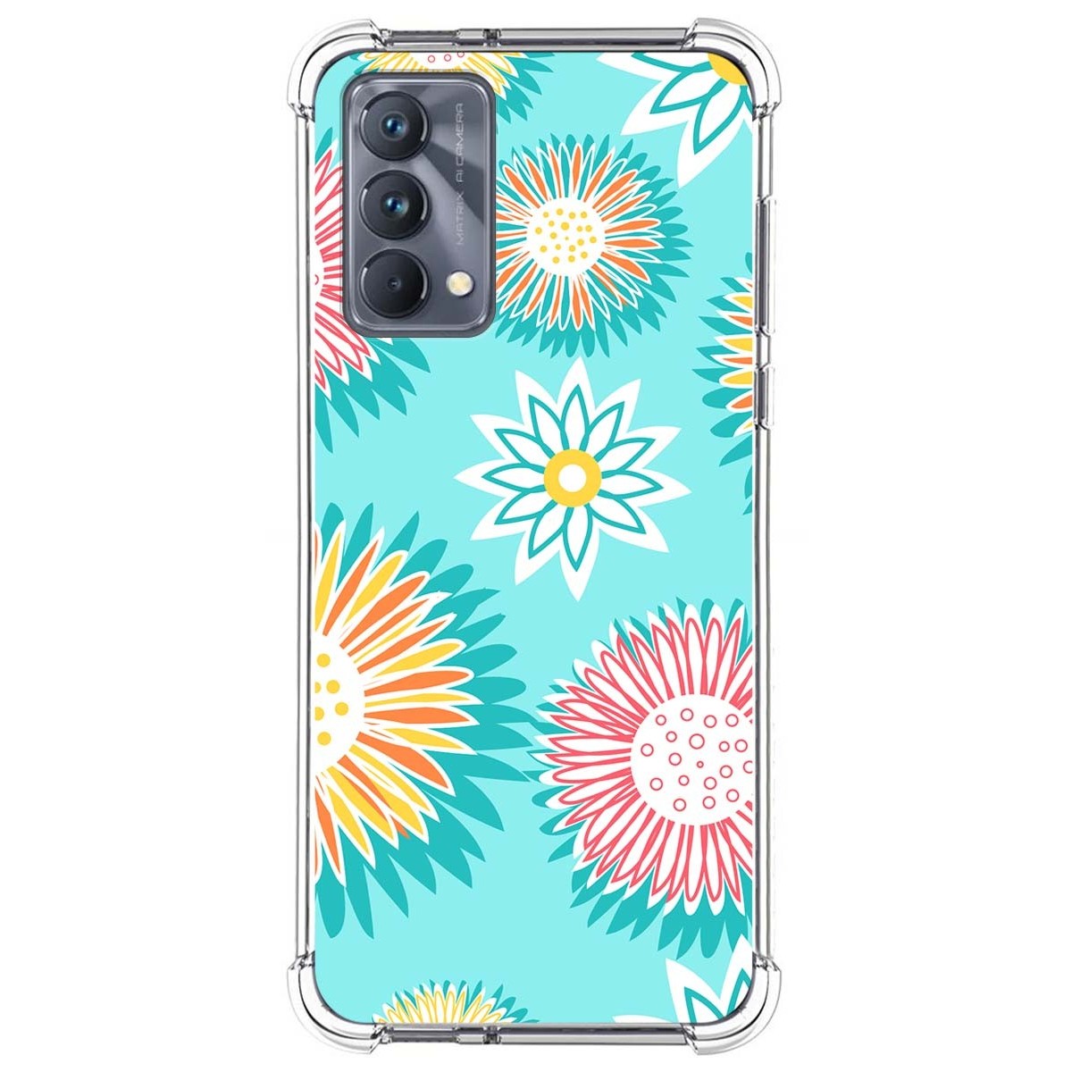 Funda Silicona Antigolpes para Realme GT Master Edition diseño Flores 05 Dibujos