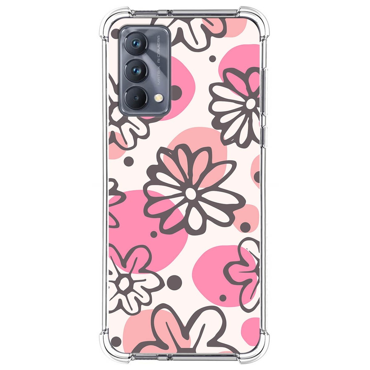Funda Silicona Antigolpes para Realme GT Master Edition diseño Flores 09 Dibujos