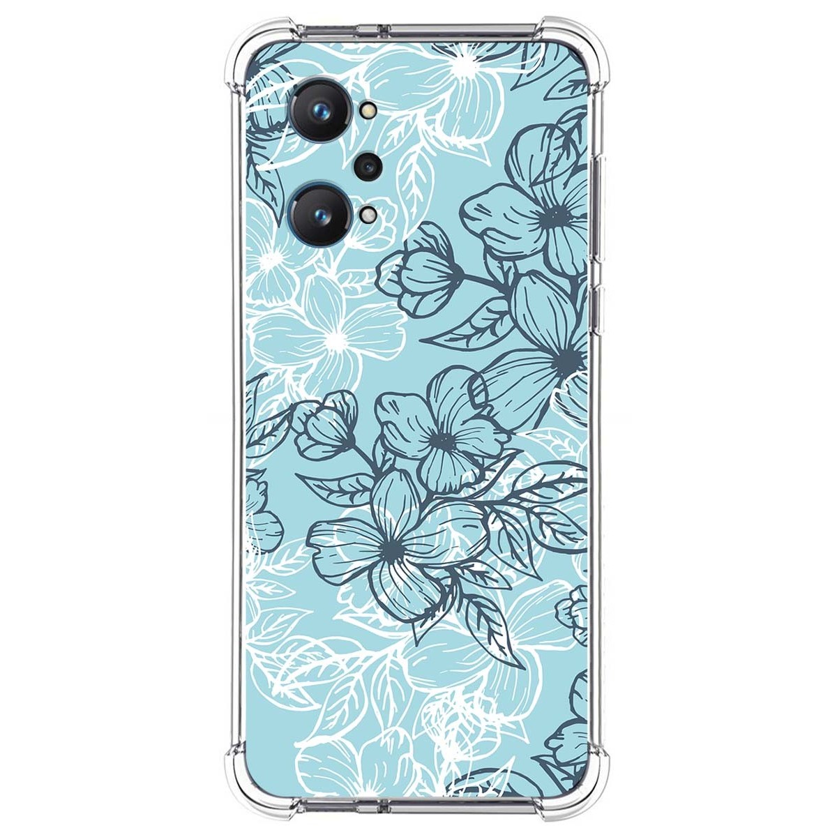 Funda Silicona Antigolpes para Realme GT Neo 2 5G diseño Flores 03 Dibujos