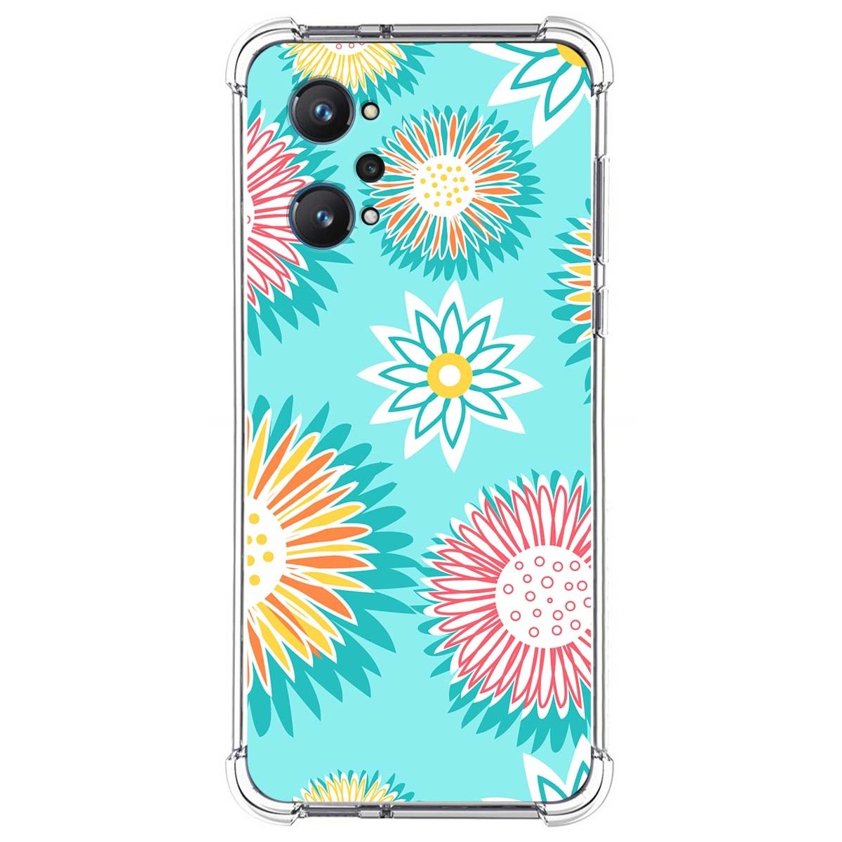 Funda Silicona Antigolpes para Realme GT Neo 2 5G diseño Flores 05 Dibujos