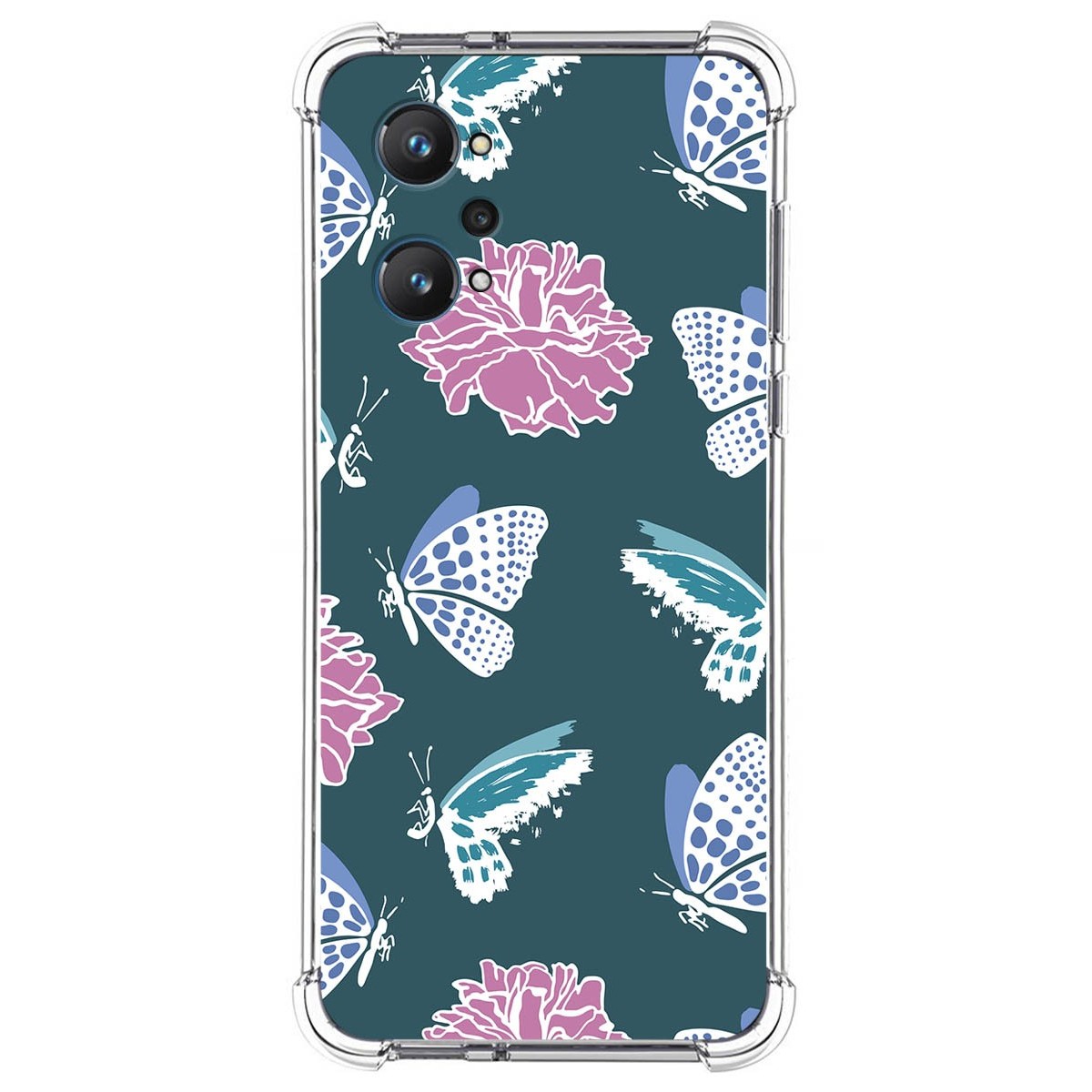 Funda Silicona Antigolpes para Realme GT Neo 2 5G diseño Flores 10 Dibujos