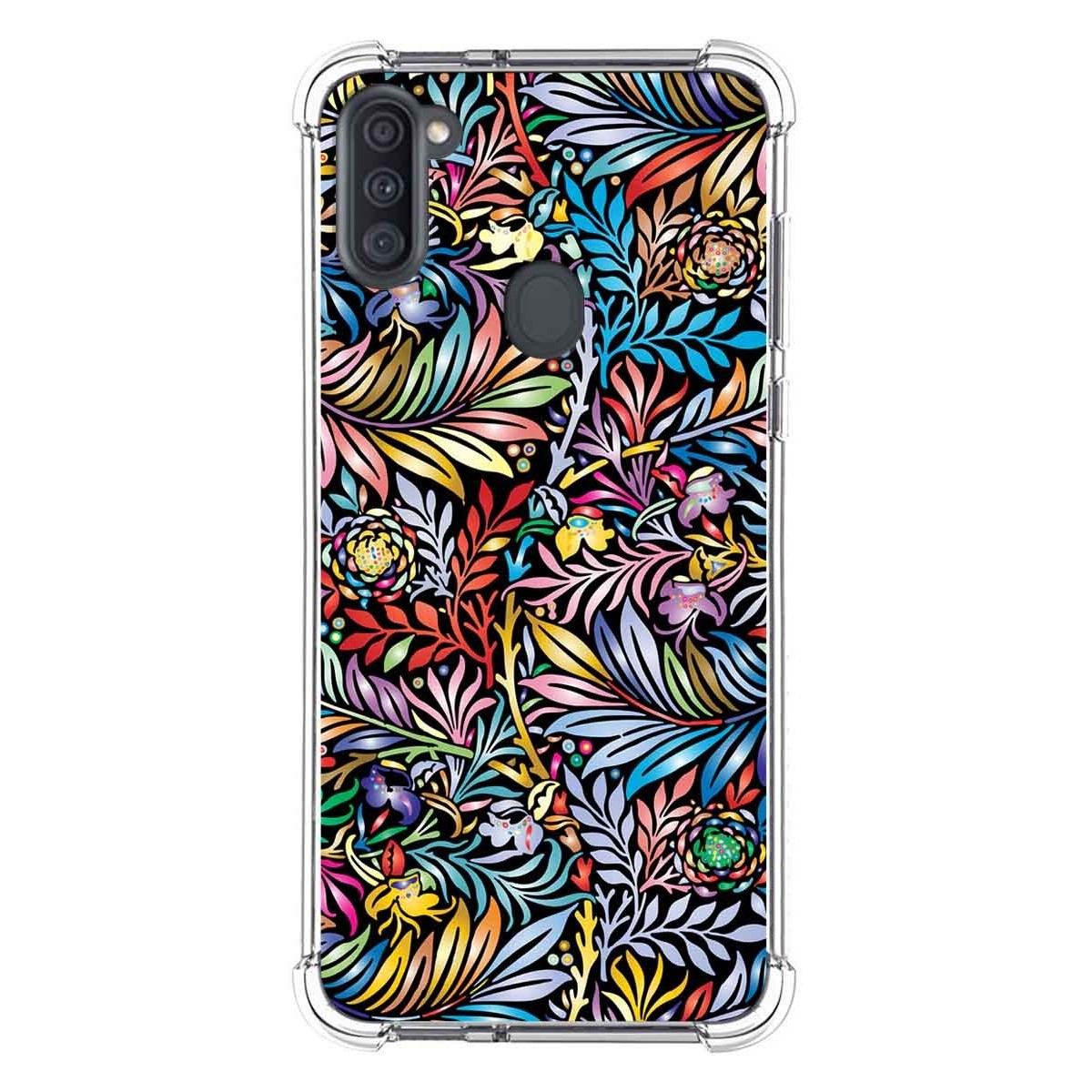 Funda Silicona Antigolpes para Samsung Galaxy A11 / M11 diseño Flores 04 Dibujos