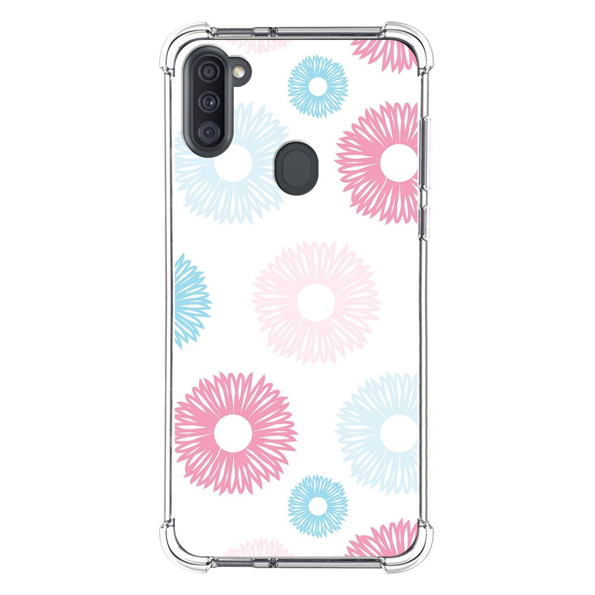 Funda Silicona Antigolpes para Samsung Galaxy A11 / M11 diseño Flores 06 Dibujos