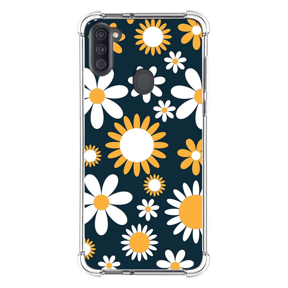 Funda Silicona Antigolpes para Samsung Galaxy A11 / M11 diseño Flores 08 Dibujos