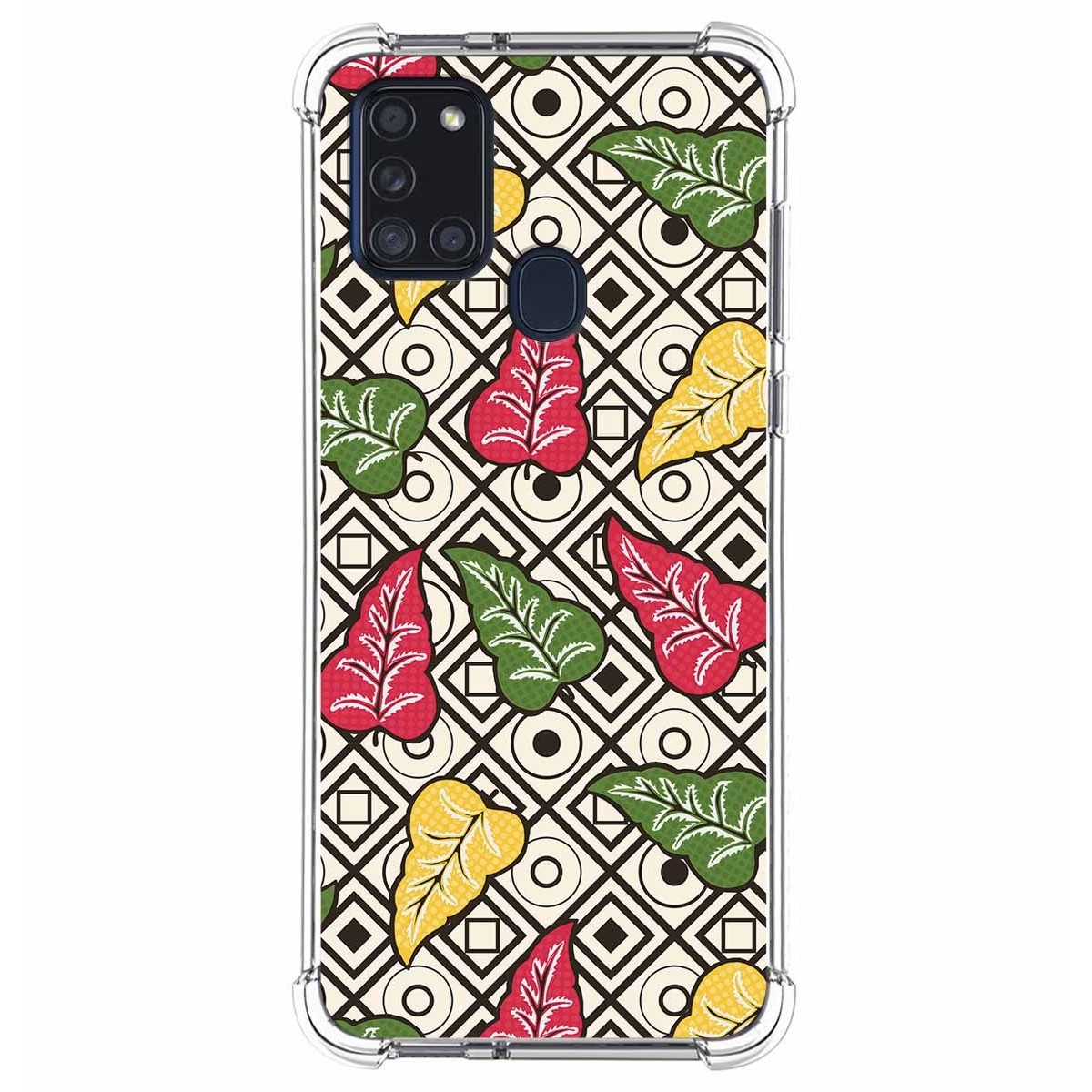 Funda Silicona Antigolpes para Samsung Galaxy A21s diseño Flores 11 Dibujos