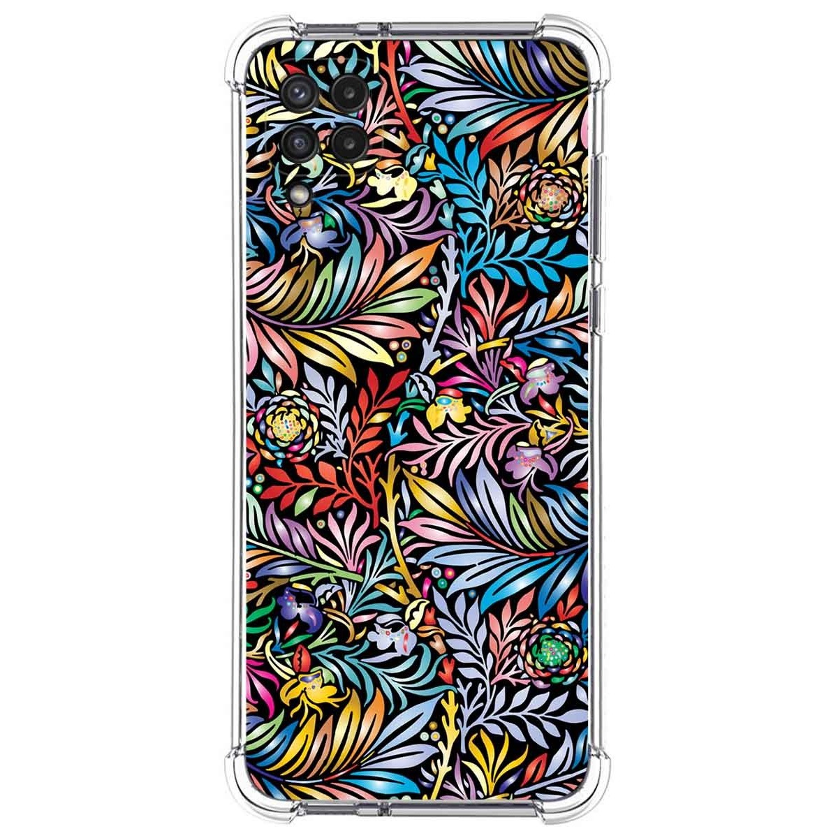 Funda Silicona Antigolpes para Samsung Galaxy A22 4G / M22 diseño Flores 04 Dibujos
