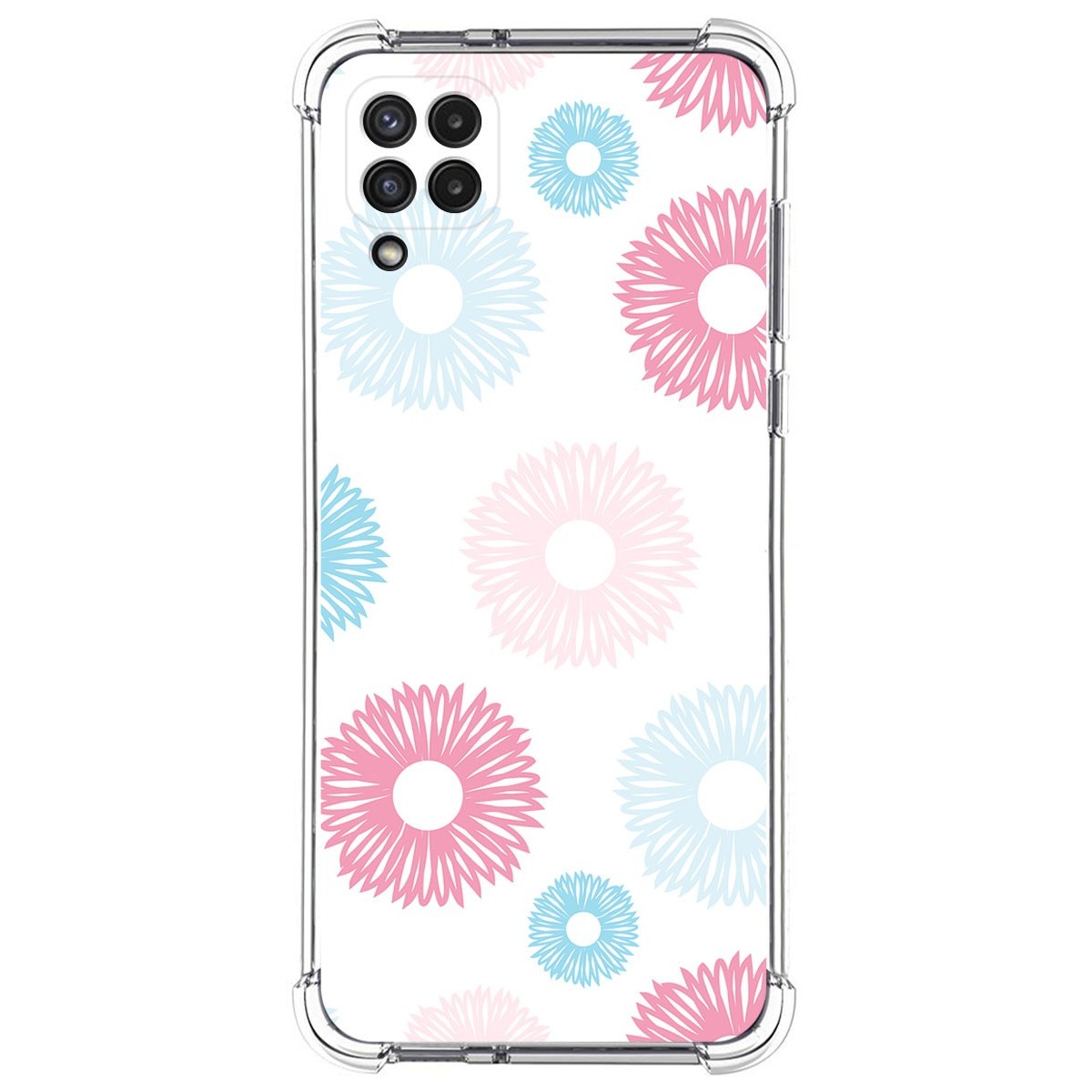 Funda Silicona Antigolpes para Samsung Galaxy A22 4G / M22 diseño Flores 06 Dibujos
