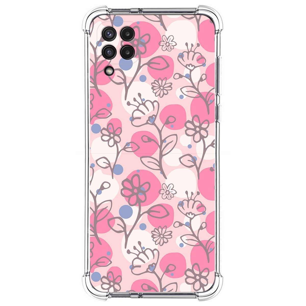 Funda Silicona Antigolpes para Samsung Galaxy A22 4G / M22 diseño Flores 07 Dibujos