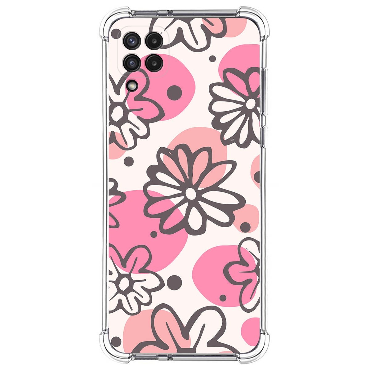 Funda Silicona Antigolpes para Samsung Galaxy A22 4G / M22 diseño Flores 09 Dibujos