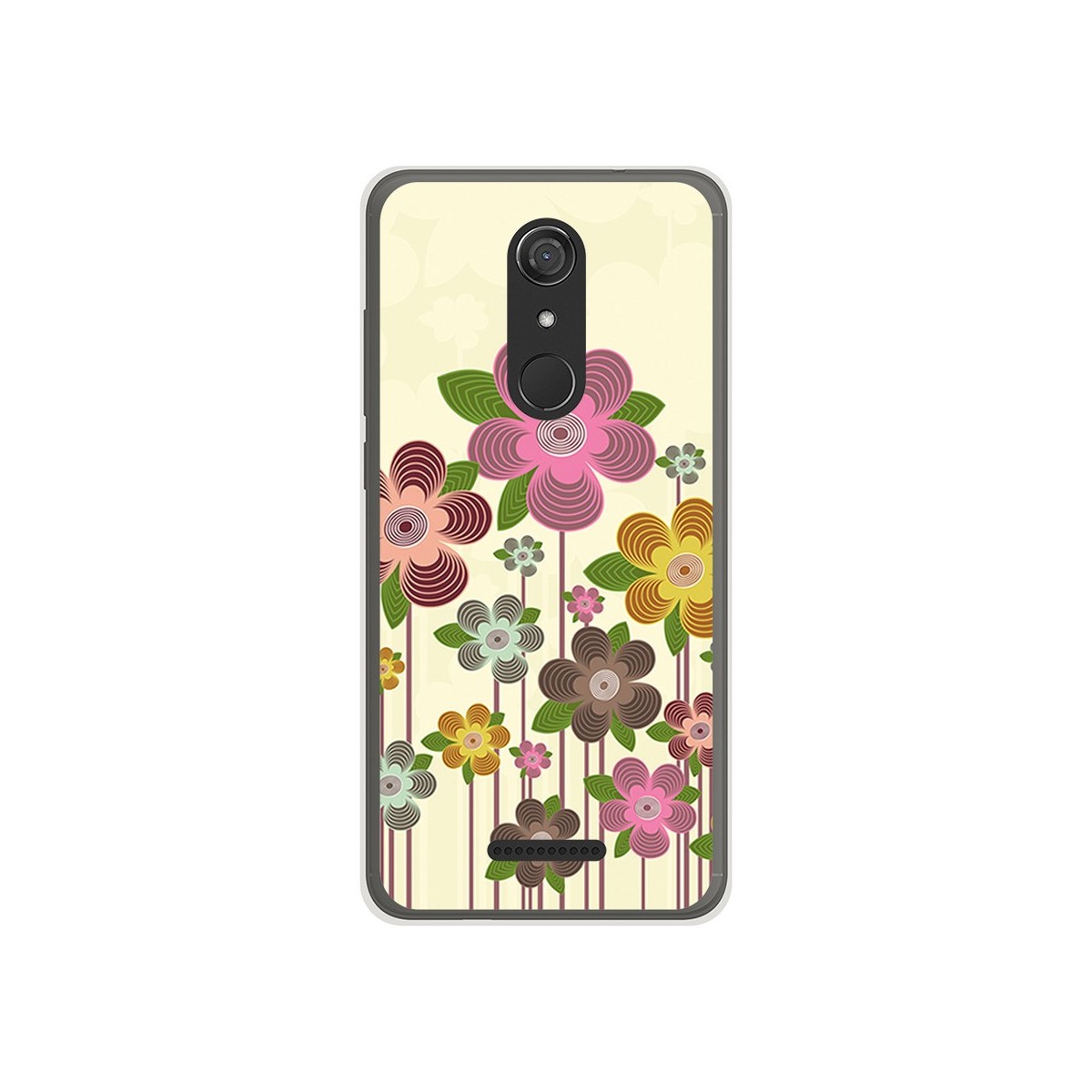 Funda Gel Tpu para Wiko View Diseño Primavera En Flor  Dibujos