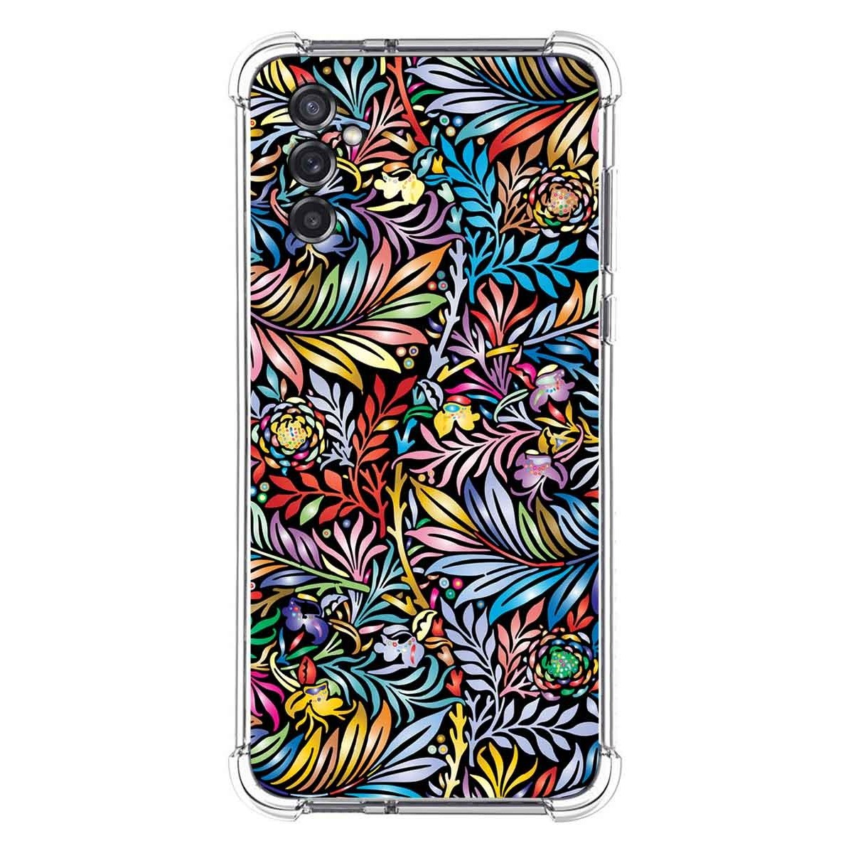 Funda Silicona Antigolpes para Samsung Galaxy M52 5G diseño Flores 04 Dibujos