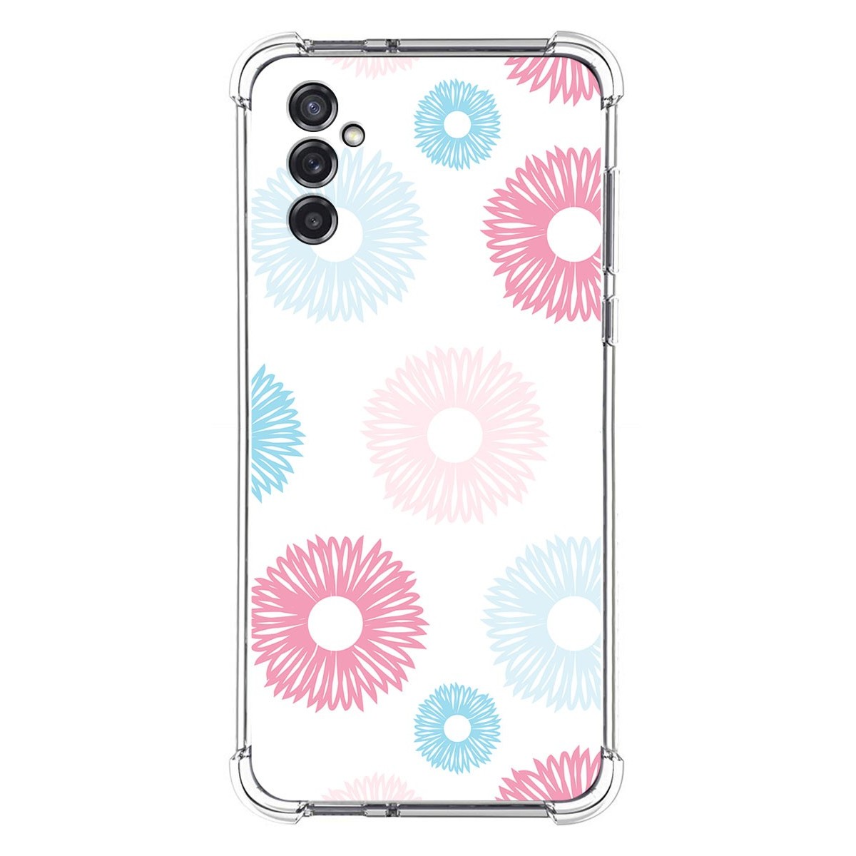 Funda Silicona Antigolpes para Samsung Galaxy M52 5G diseño Flores 06 Dibujos