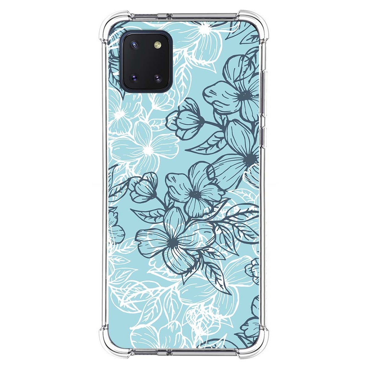 Funda Silicona Antigolpes para Samsung Galaxy Note 10 Lite diseño Flores 03 Dibujos