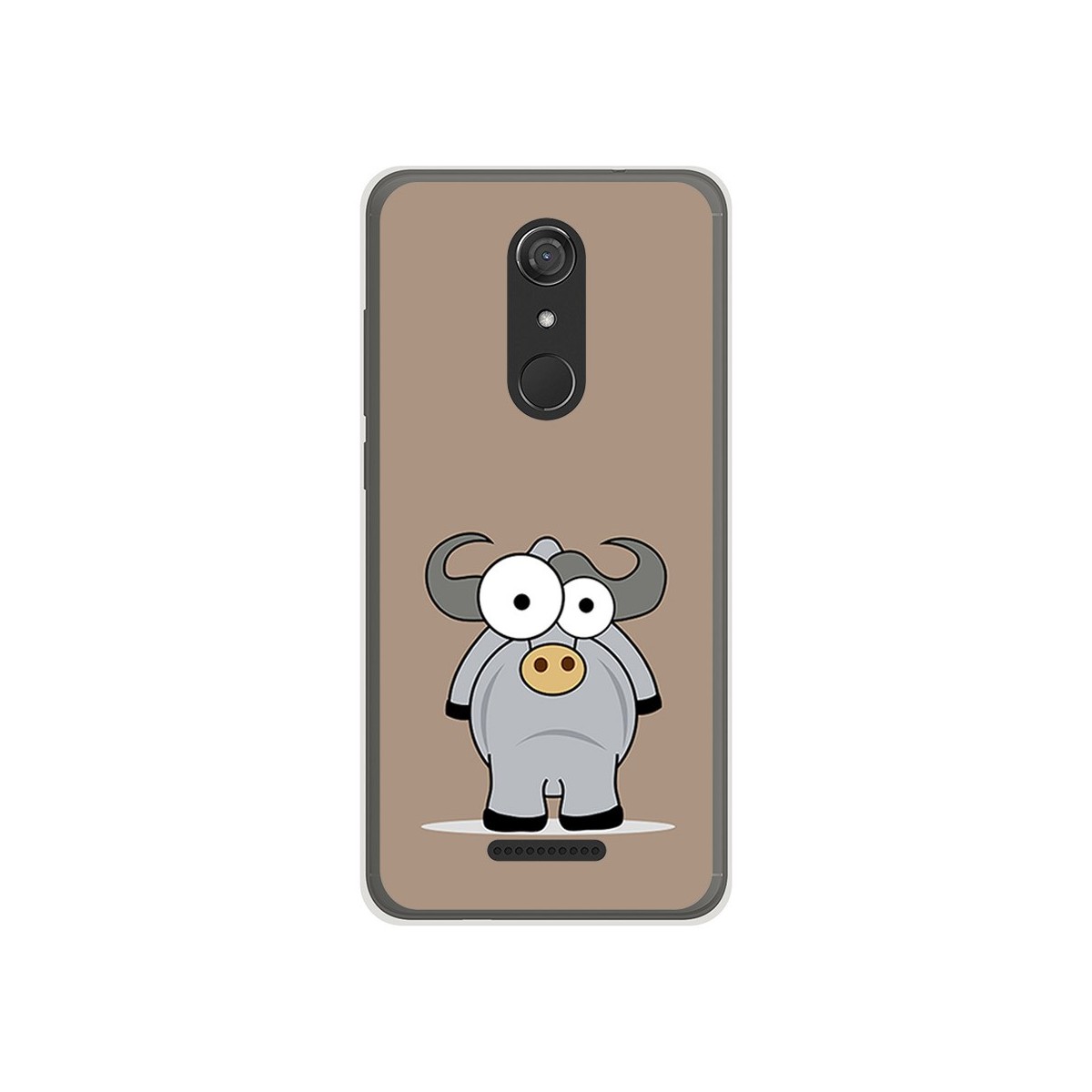 Funda Gel Tpu para Wiko View Diseño Toro Dibujos