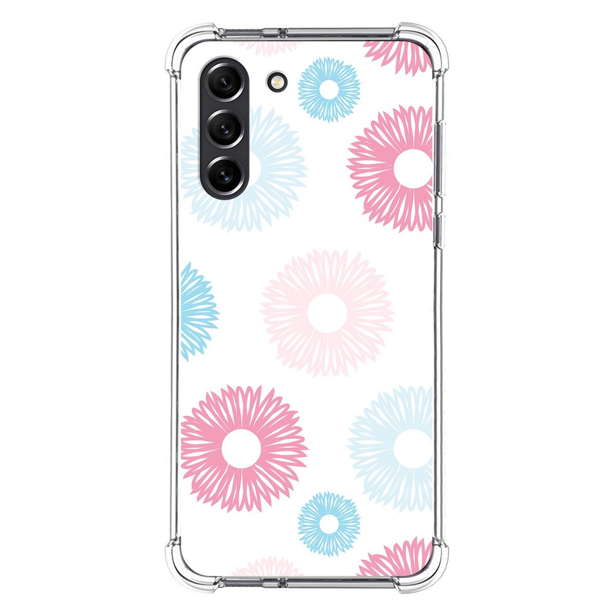 Funda Silicona Antigolpes para Samsung Galaxy S21 FE 5G diseño Flores 06 Dibujos