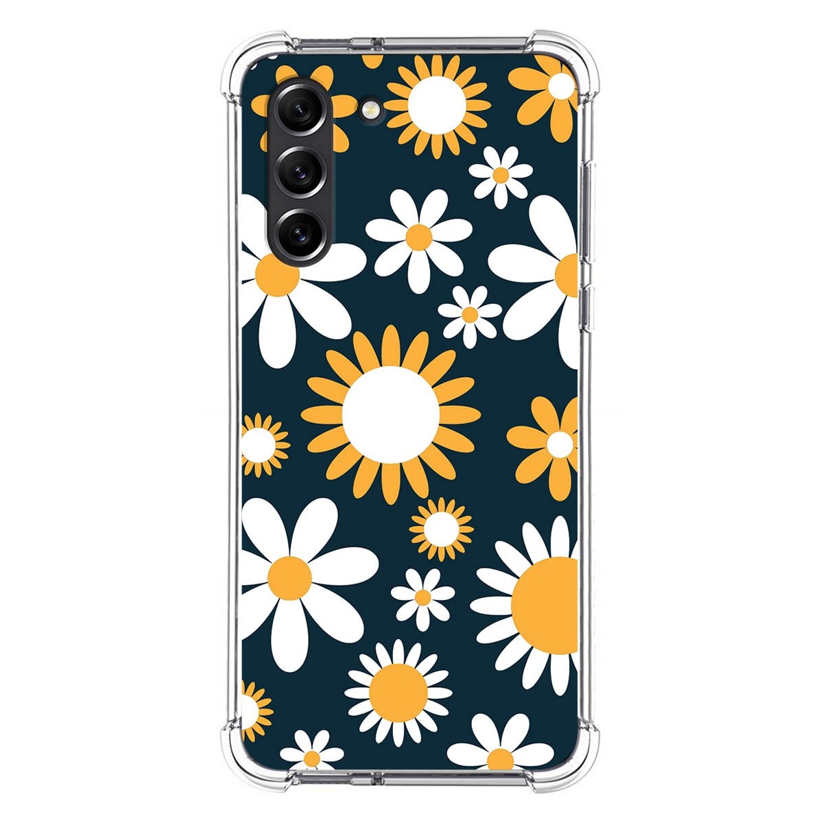 Funda Silicona Antigolpes para Samsung Galaxy S21 FE 5G diseño Flores 08 Dibujos