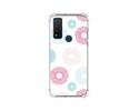 Funda Silicona Antigolpes para TCL 20 R 5G diseño Flores 06 Dibujos