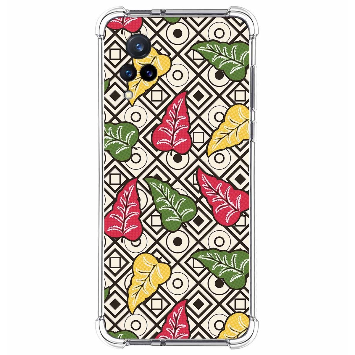 Funda Silicona Antigolpes para Vivo V21 5G diseño Flores 11 Dibujos