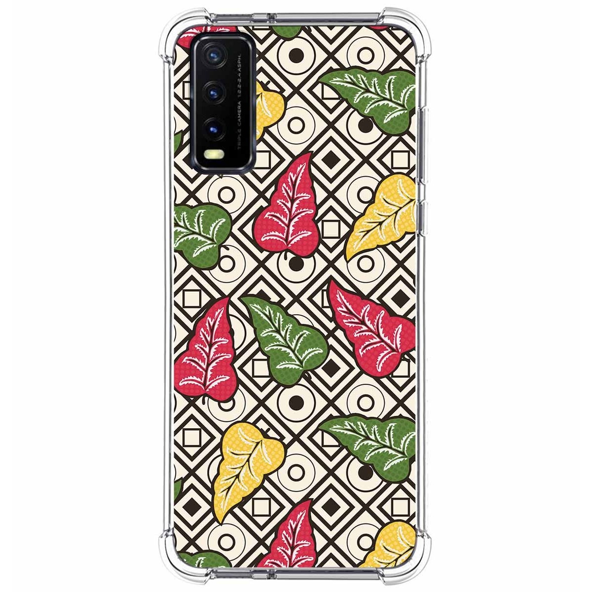 Funda Silicona Antigolpes para Vivo Y20s / Y11s diseño Flores 11 Dibujos