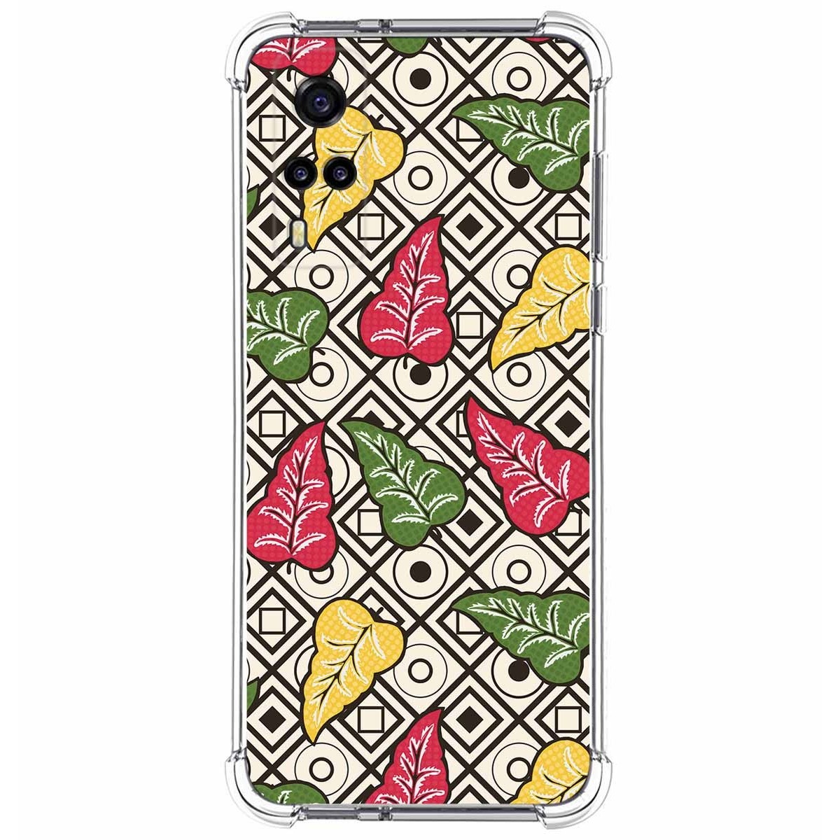 Funda Silicona Antigolpes para Vivo Y52 5G / Y72 5G diseño Flores 11 Dibujos